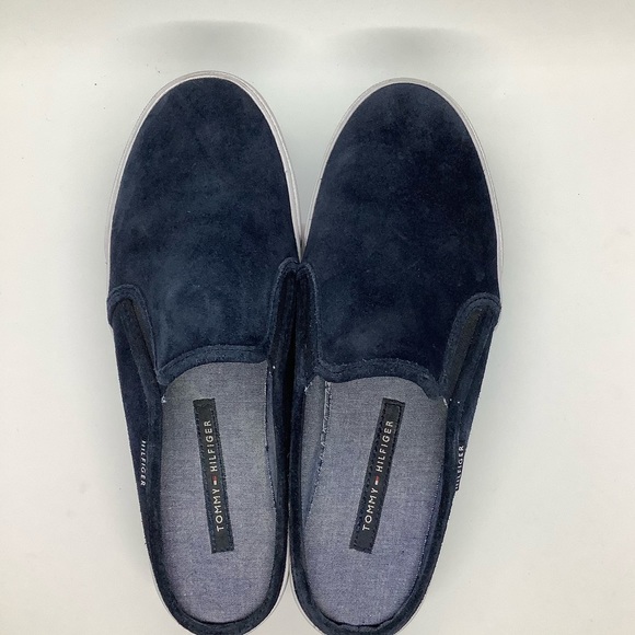 TOMMY HILFIGER SUEDE SLIDE SNEAKERS - Picture 2 of 9